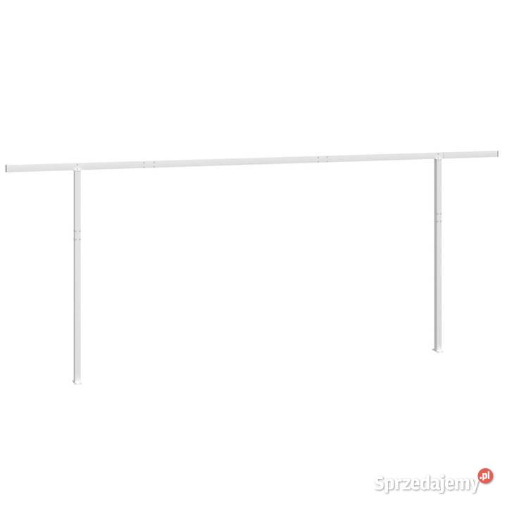 Zestaw słupków do markizy biały 600x245 żelazo Warszawa