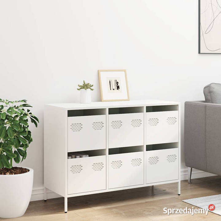 Szafka biała 1015x39x735 stal walcowana na zimno