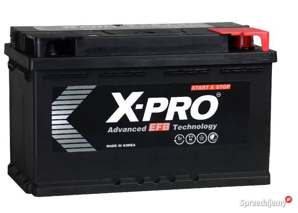 Akumulator XPRO EFB 80Ah 730A EN Prawy Plus Mielec