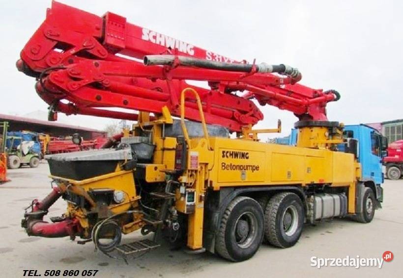 Pompa do betonu SCHWING 31m Mercedes 6x4
