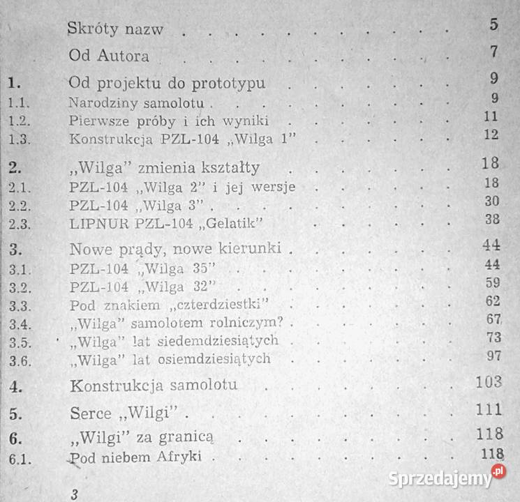 Samolot PZL104 Wilga Ryszard Kaczkowski Rok wydania 1983