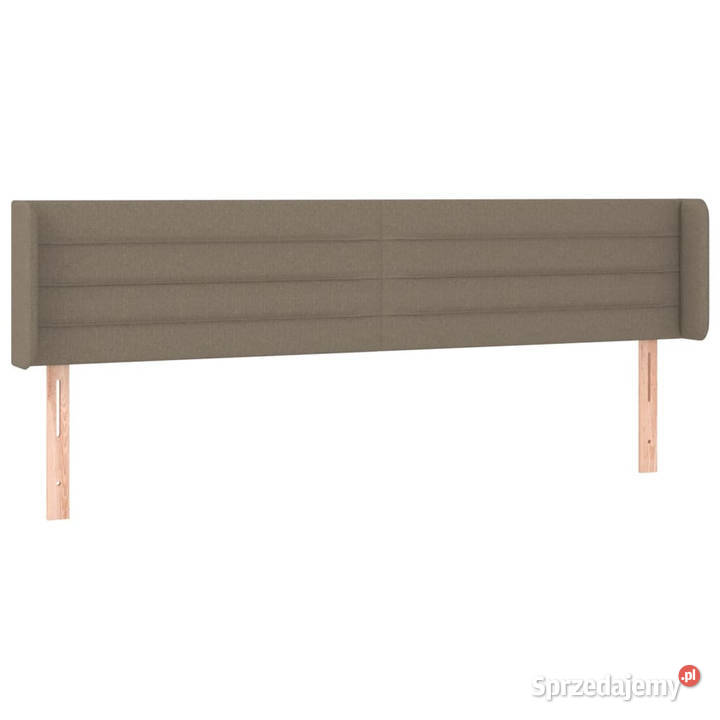 Zagłówek uszak taupe 183x16x7888 tkanina mazowieckie Warszawa