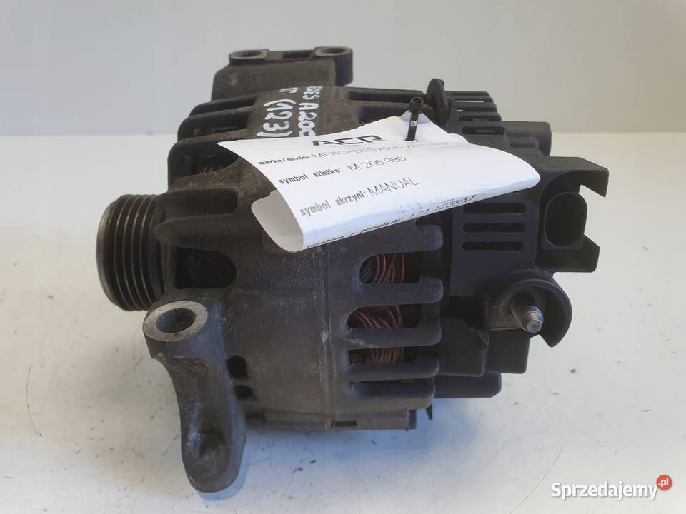 ALTERNATOR Mercedes W169 W245 20 T turbo lubelskie Rudka