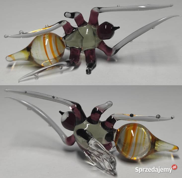 Owad ze szkła szklany szkło szklana figurka