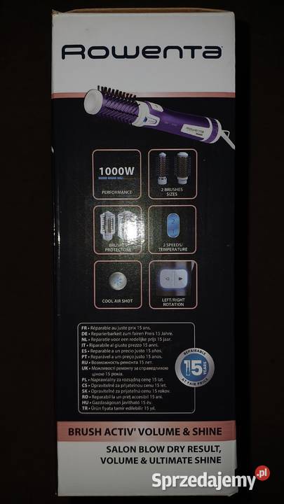 ROWENTA Brush Activ Volume Shine obrotowa Warszawa