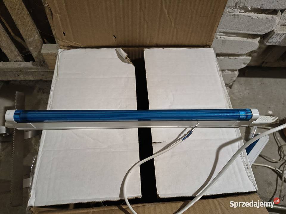 Lampa liniowa LED niebieska podszafkowa 12W 230V Łódź