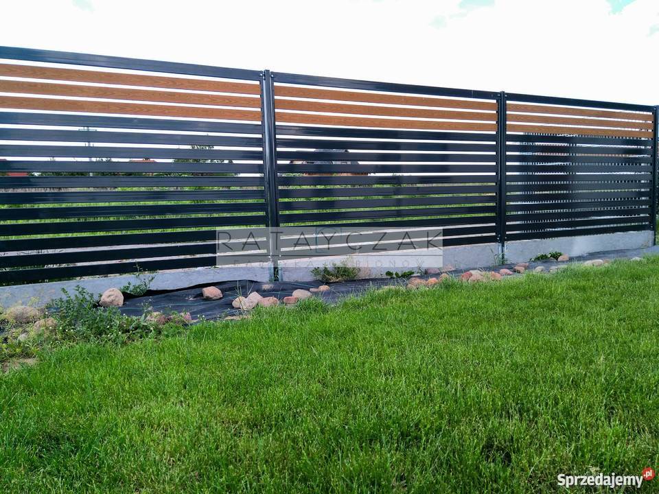 Palisada Przęsło Nowoczesne Ogrodzenie Ażur Gniewkowo