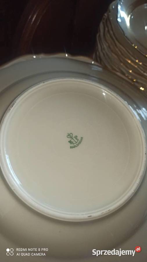 Talerz do zupy KP Karskrona Szwecja Porcelana w