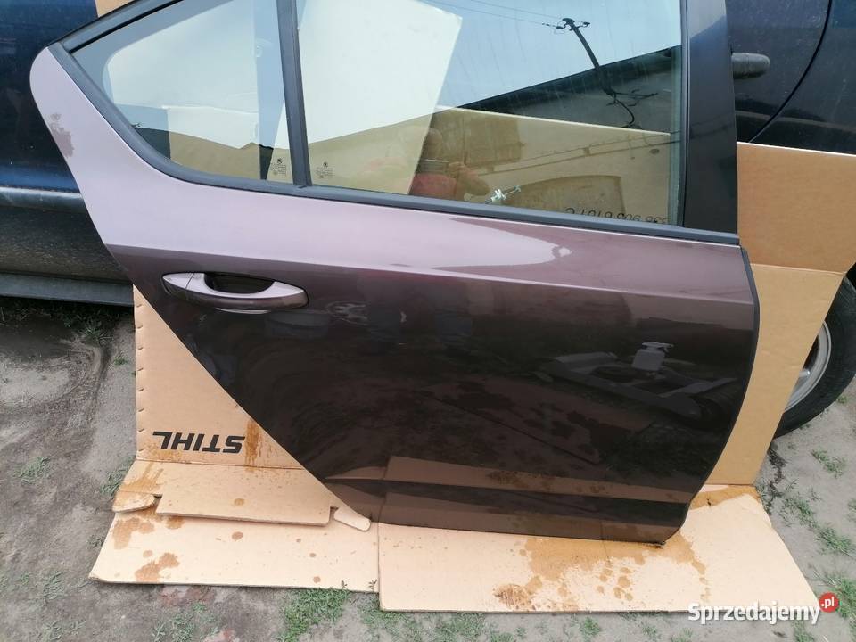 Drzwi Skoda Octavia idealne kolor LF8Z osobowe Drzwi Oborniki sprzedam