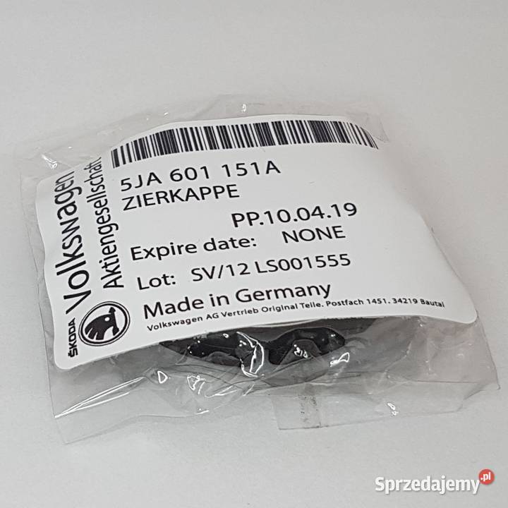 oryginalne dekielki SKODA 56mm ASO kapsle 4 Dekielki Bełchatów sprzedam