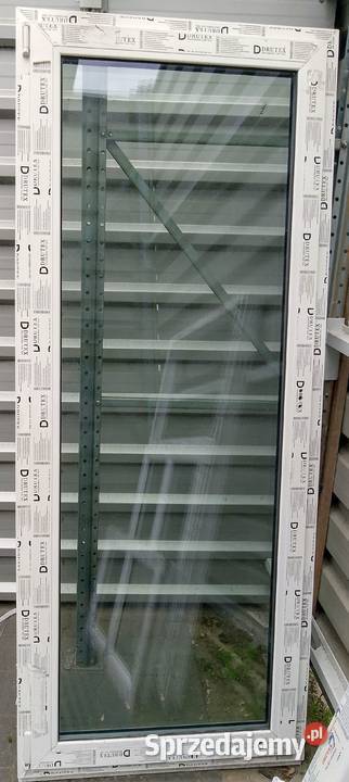 Drzwi Balkonowe PCV 87x210 2 Szybowe RU Lubcz