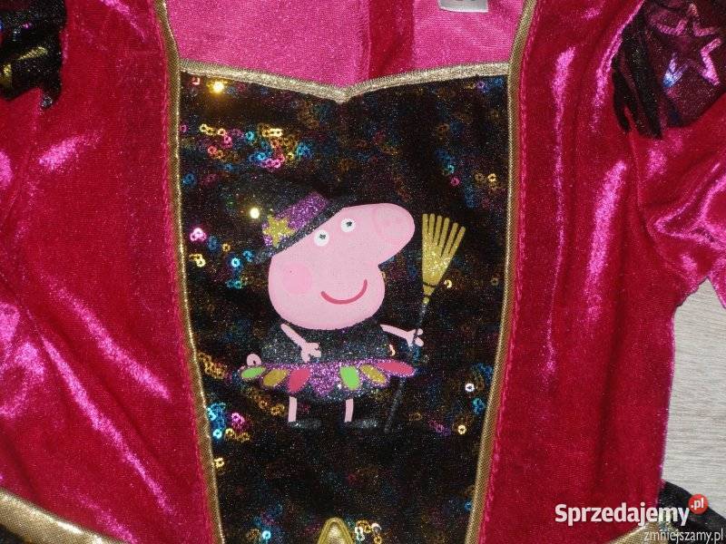 Strój kostium przebranie ŚWINKA PEPPA PIG 56 lat Siedlce