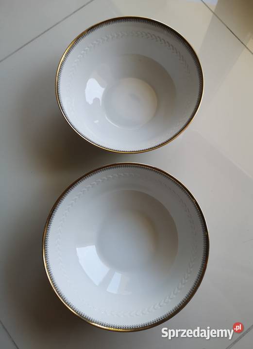 Salaterka misa porcelanowa 2 sztuki vintage Porcelana i szkło Toruń