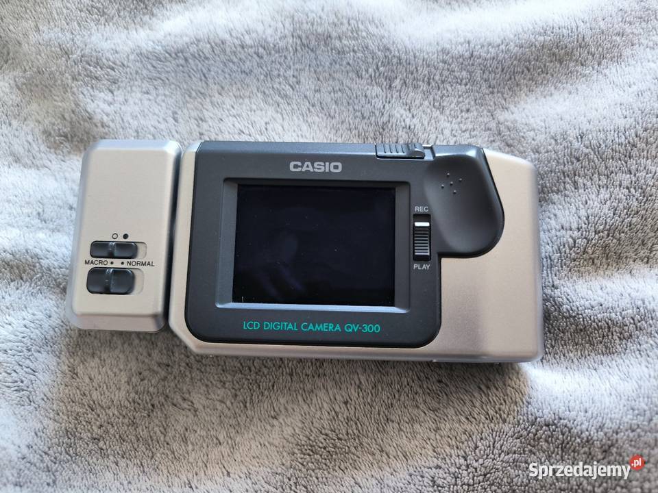Retro Aparat Casio QV300 Pokrowiec Łódź