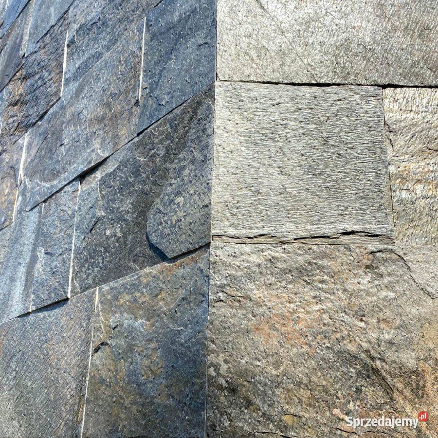 Płytki Łupek Deoli Green naturalny 60x30x12 Kraków