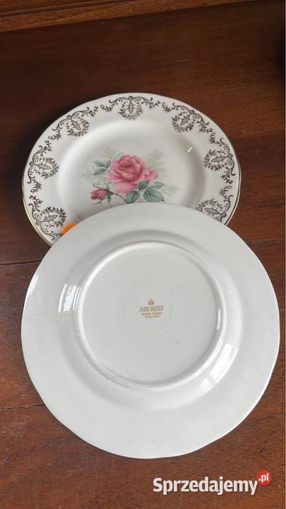 Talerzyk deserowy DUCHESS England Róża pomorskie