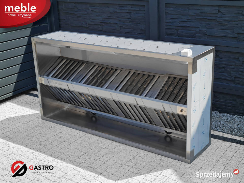 Okap centralny skrzyniowy z filtrami Biznes i Przemysł Ostrów Wielkopolski