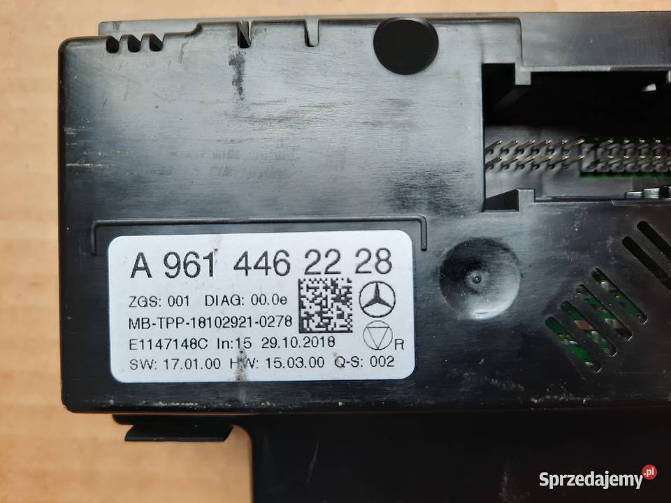 Panel klimatyzacji MERCEDES ACTROS MP4 Staszów