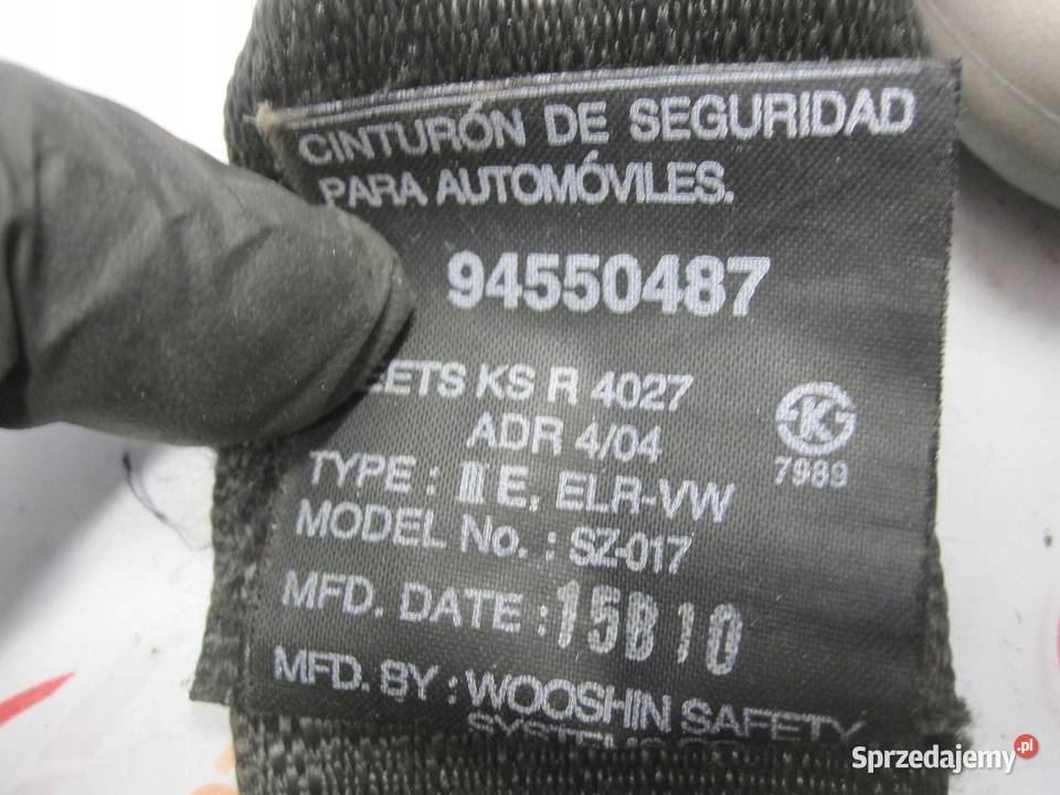 OPEL ANTARA 16r pas bezpieczeństwa lewy przód Kielce