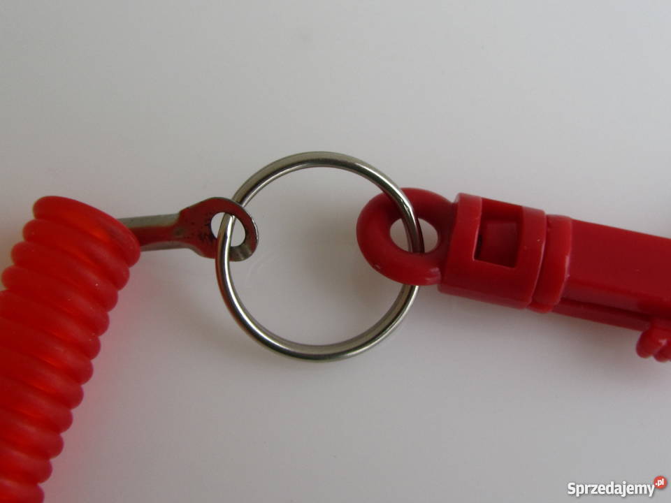 Smycz na sprężynie spiralnej do klucza skutera Olecko