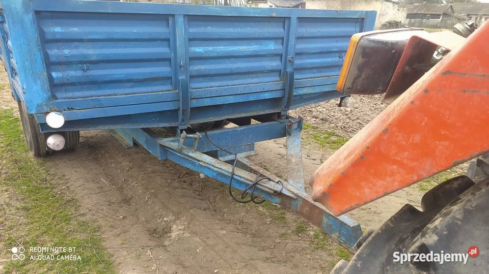 Przyczepa jednoosiowa garażowana na bliźniaku nieuszkodzony Bełżyce