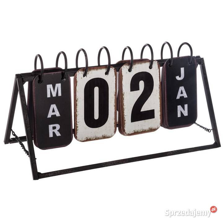 Kalendarz metalowy stojący LOFT VINTAGE Kanie