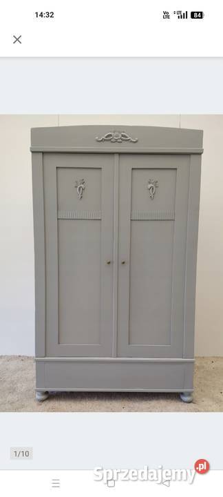 stara szafa drewniana zabytkowa antyczna Szafy i garderoby Lubrza