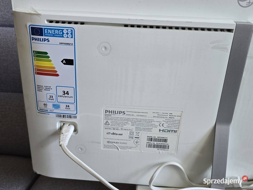 Telewizor LED Philips Full HD 24 cale Czarna Woda