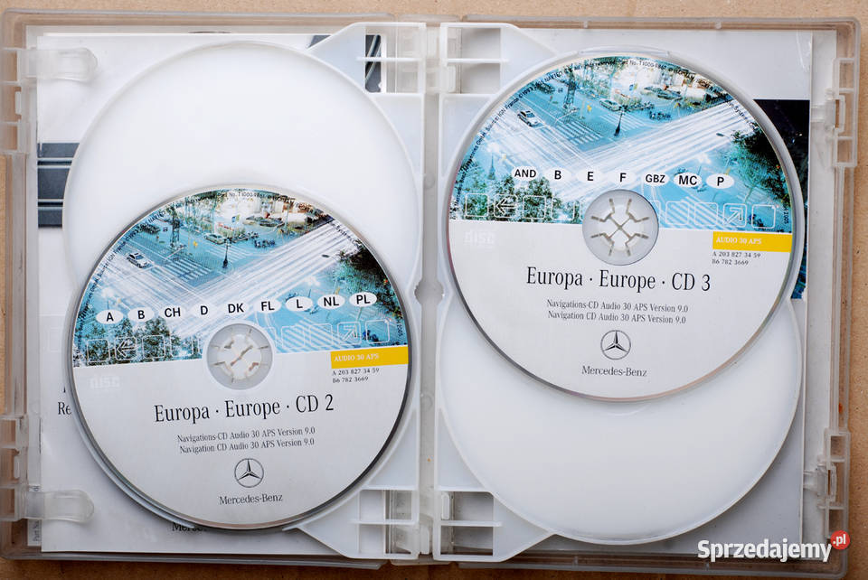 Płyty DVD Mapa Nawigacja mercedes Barlinek