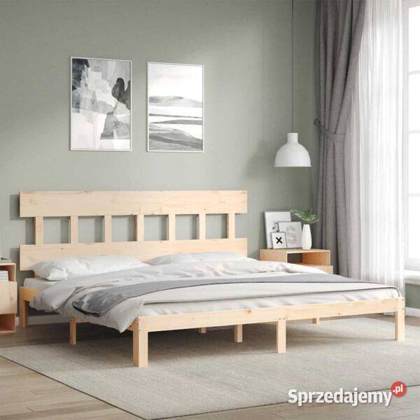 vidaXL Rama łóżka bez materaca 200x200 Pozostałe mazowieckie sprzedam