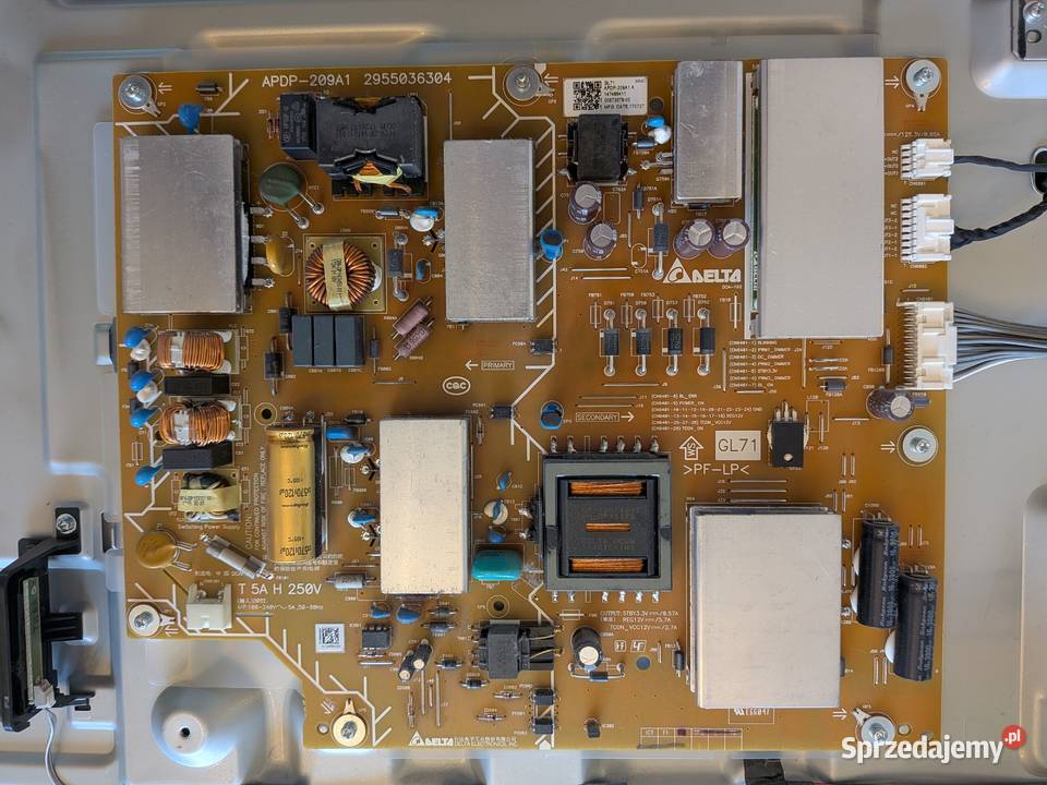 Komplet części z telewizora Sony KD55XE7005 Sony dolnośląskie Oława sprzedam