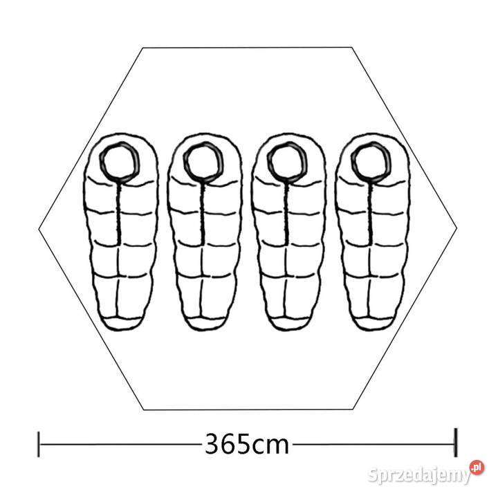 Namiot 4osobowy wielokolorowy WM93033 Warszawa