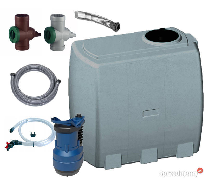 Zbiornik naziemny na deszczówka 1000l z pompą Wrocław