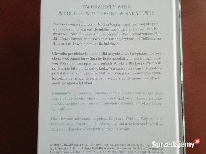 Samobójstwo Europy Wielka wojna 19141918 Andrzej Radom