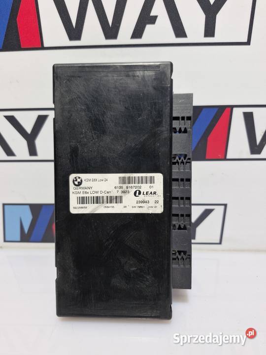 BMW E60 E61 E63 MODUŁ STEROWNIK KOMFORTU 9167202 dolnośląskie