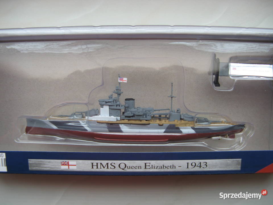 Kolekcja Okrętów Wojennych Queen Elizabeth model Poznań