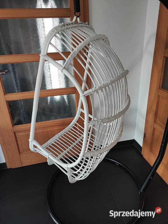 Kosz fotel wiszący bambusowy