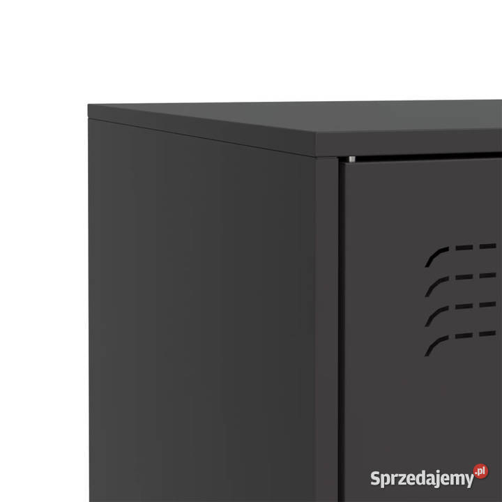 Szafka boczna czarna 67x39x73 stal WM841673 sprzedam