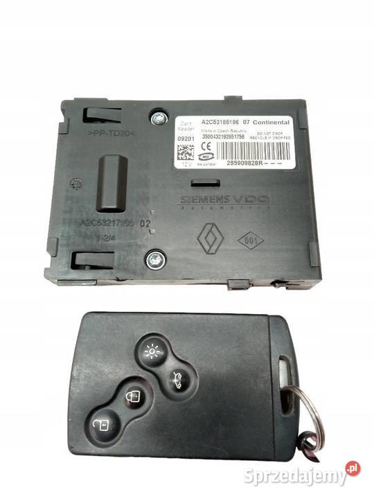 STACYJKA CZYTNIK KART 285909828R Renault Scenic osobowe świętokrzyskie sprzedam