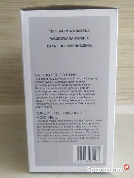 NAJTANIEJ Radio z Głośnikiem Bluetooth USB Zabrze