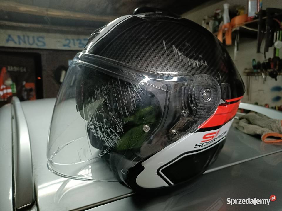 Kask motocyklowy na chopper skuter bez szczękowy Zaborowice sprzedam