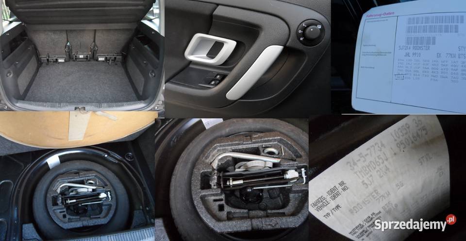 Skoda Roomster 16 Mpi 105 Mpi Klima Przebieg 151 wspomaganie kierownicy Bochnia sprzedam