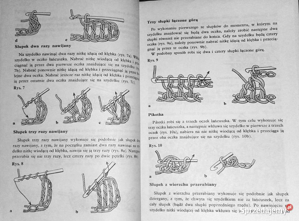 Ściegi szydełkowe Teresa Otkałło lubelskie Chełm