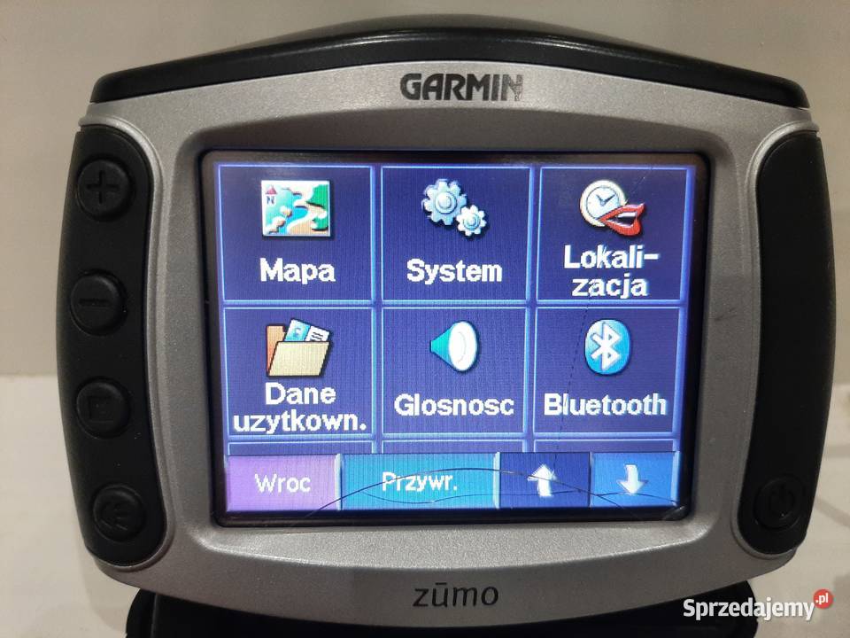 Garmin zumo 550 nawigacja motocyklowa uchwyt Sieciechów sprzedam