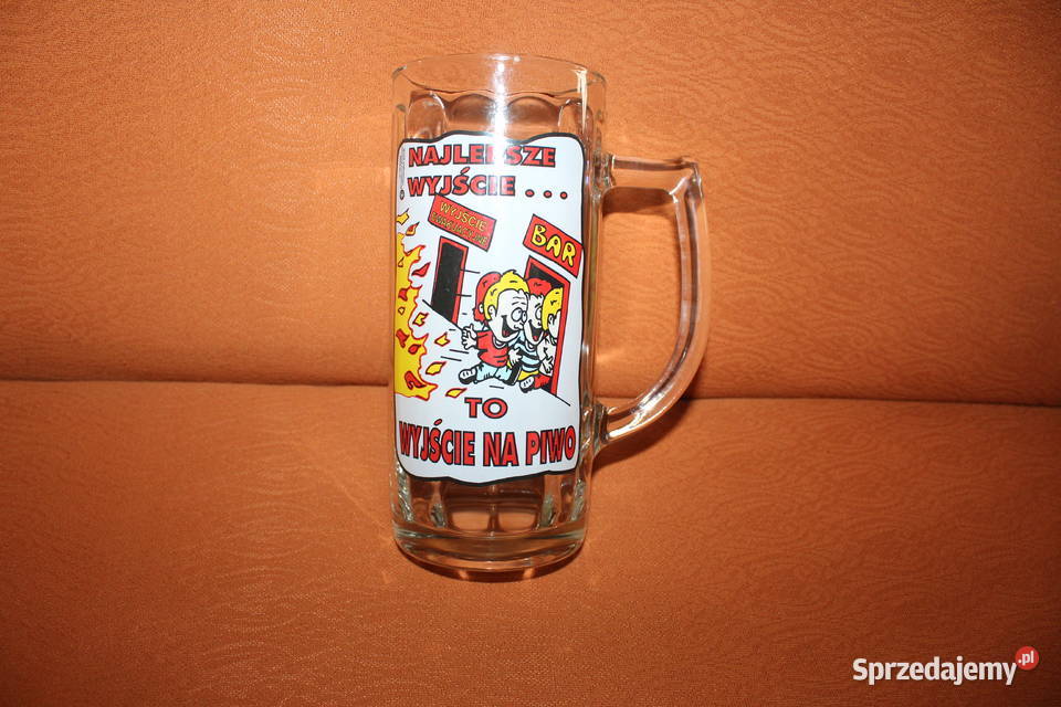 Kufel Szklanka Wyjście na piwo 05 l