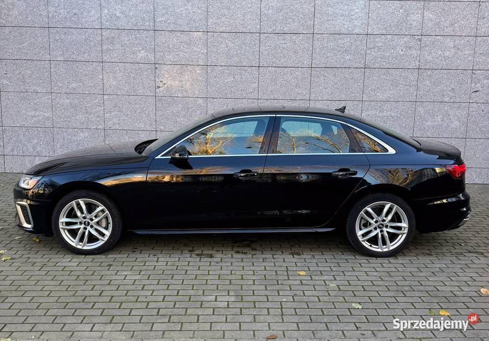 Audi A4 B9 FL 2020 20 TFSI 265 Quattro S line benzyna pomorskie Gdańsk