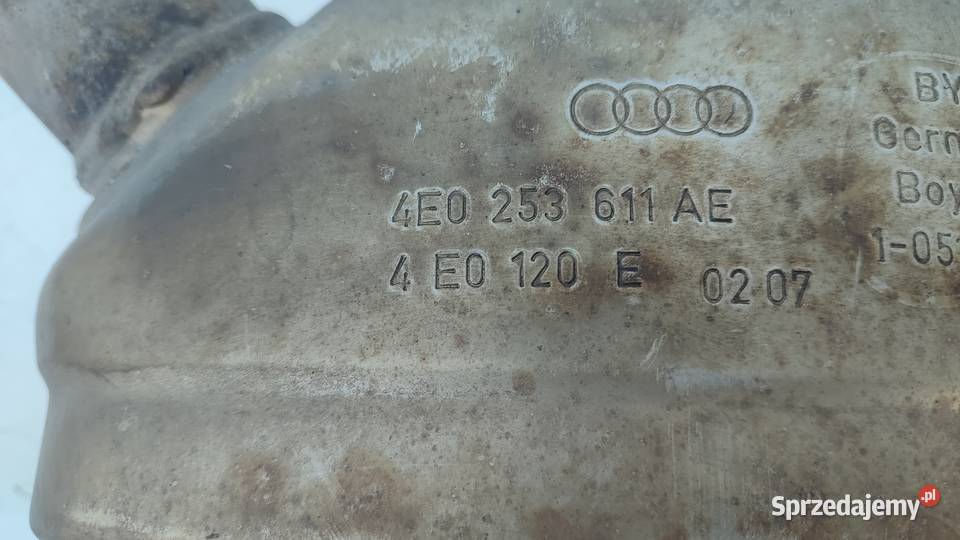 AUDI A8 D3 42 TDI TŁUMIK KOŃCOWY 4E0253612M Włoszczowa