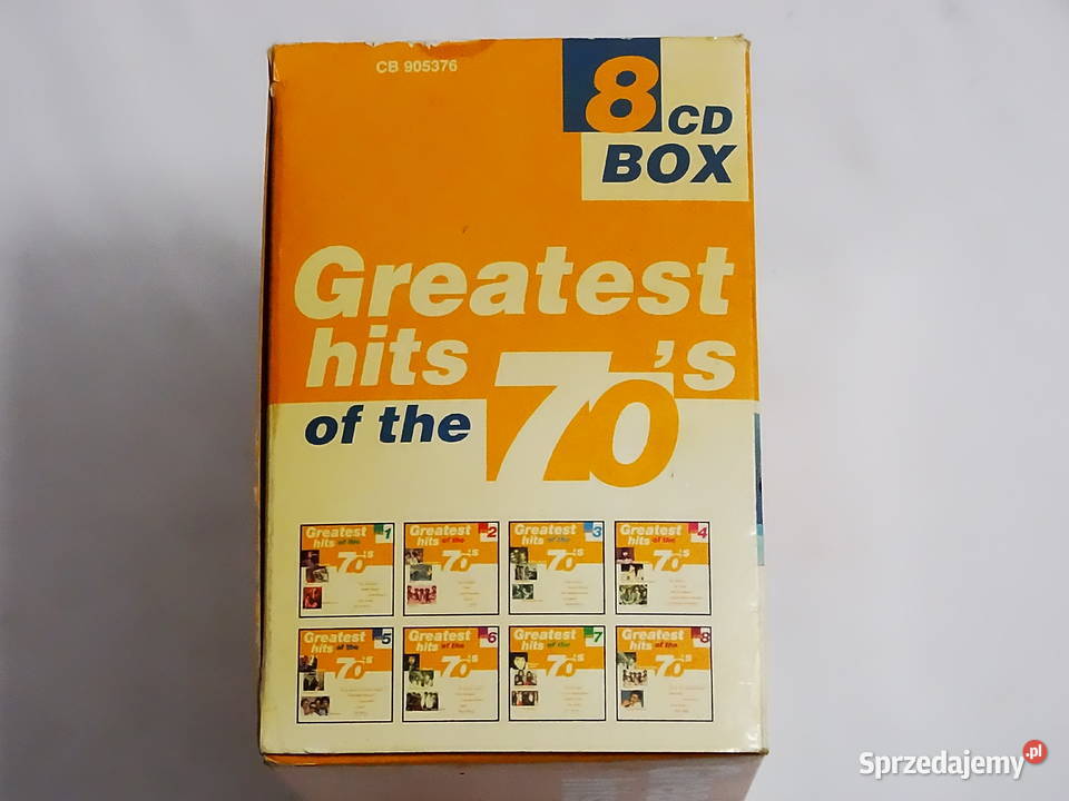 Zestaw muzyczny Greatest Hits of the 70s 8 płyt 3 i więcej lubelskie Biłgoraj sprzedam