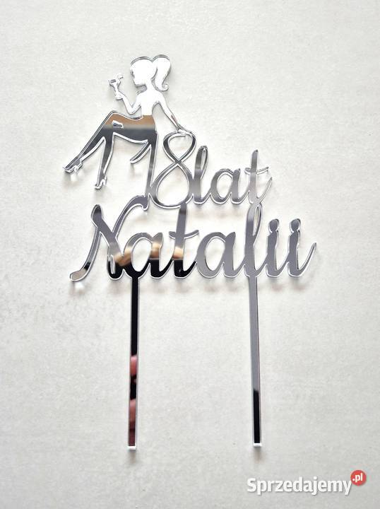 Topper personalizowany imię dziecka śląskie