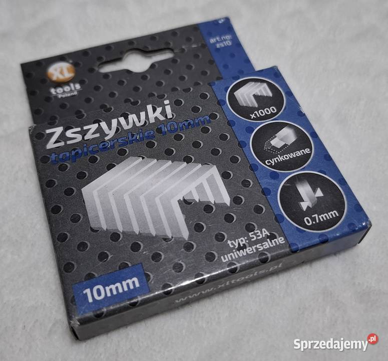 Zszywki tapicerskie 10mm uniwersalne 1000 śląskie Czeladź